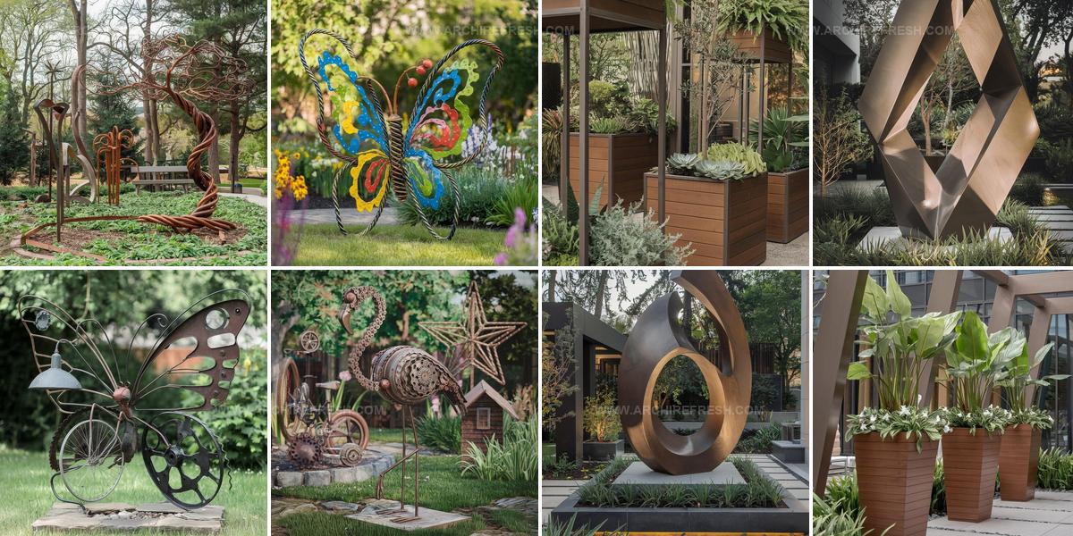 5114229 Metal Garden Art Ideas