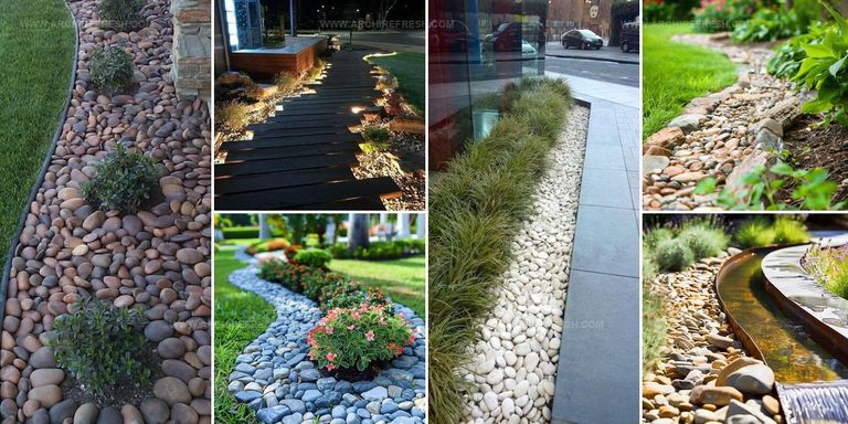 8002253 Pebble Garden Edging Ideas