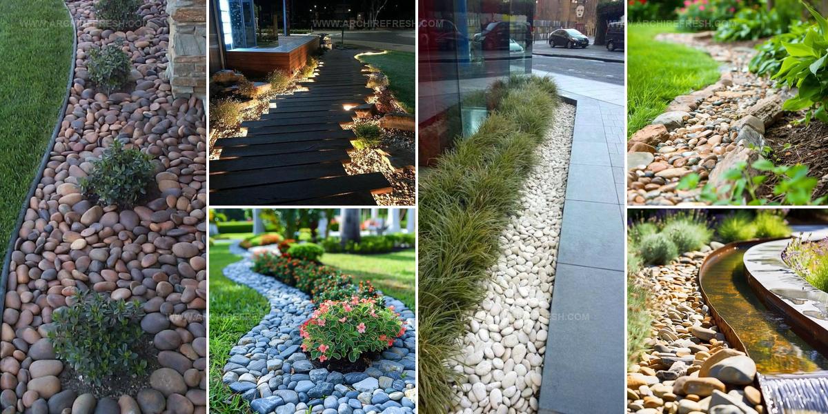 8002253 Pebble Garden Edging Ideas