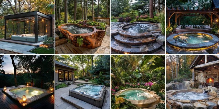 7760292 Outdoor Hot Tub Oasis