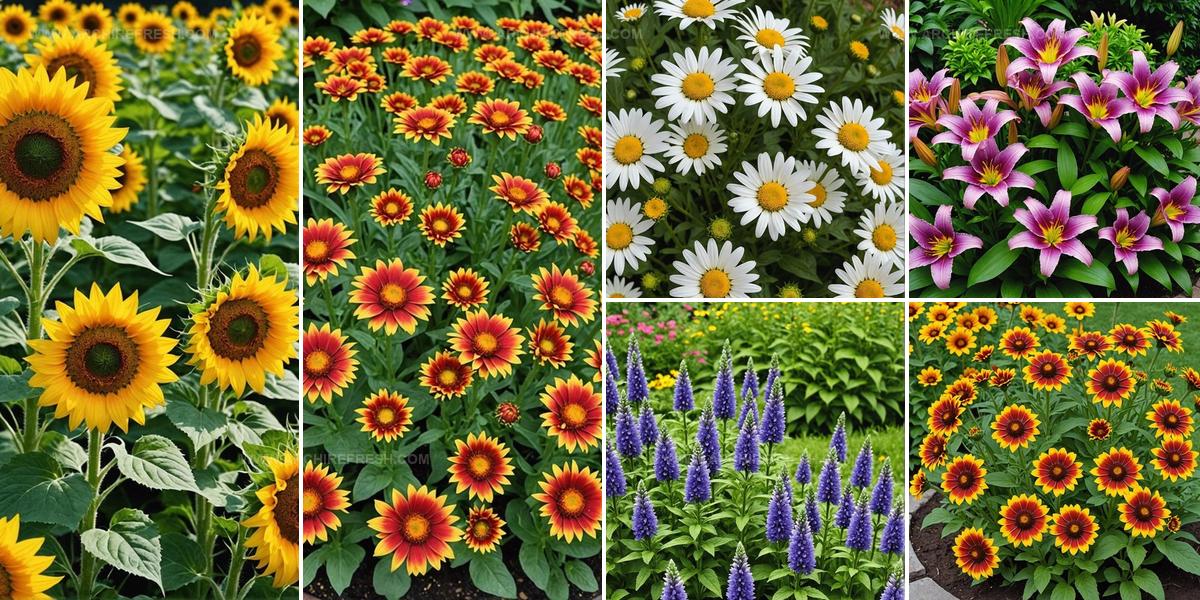 7667359 Full Sun Flower Bed Ideas