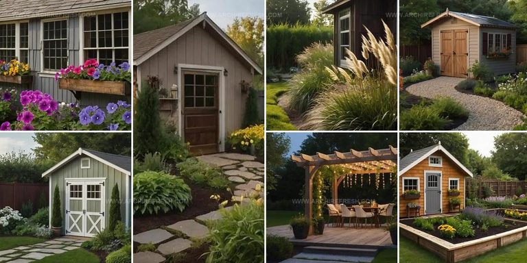 9856390 Shed Landscaping Ideas
