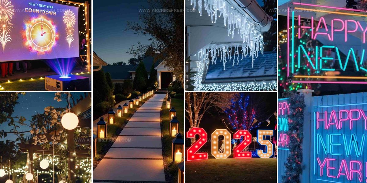 3226596 Amazing New Year Outdoor Lights Ideas
