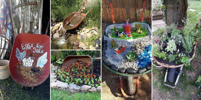 2553318 Old Wheelbarrow Garden Projects