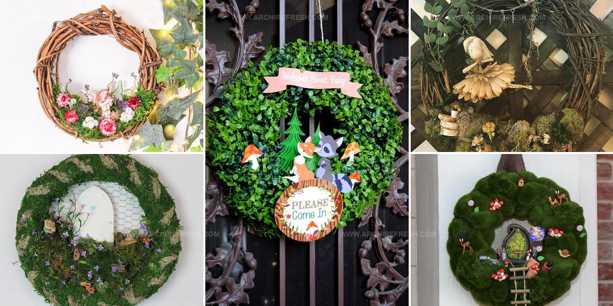 9150477 Fairy Garden Wreath Ideas