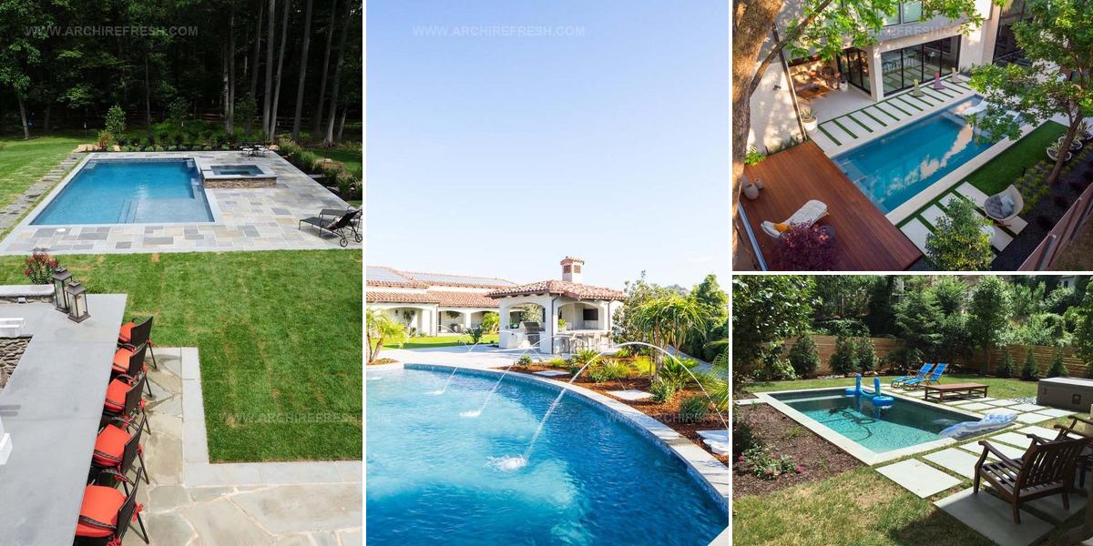 2408235 Tropical Backyard Pool Landscaping Ideas