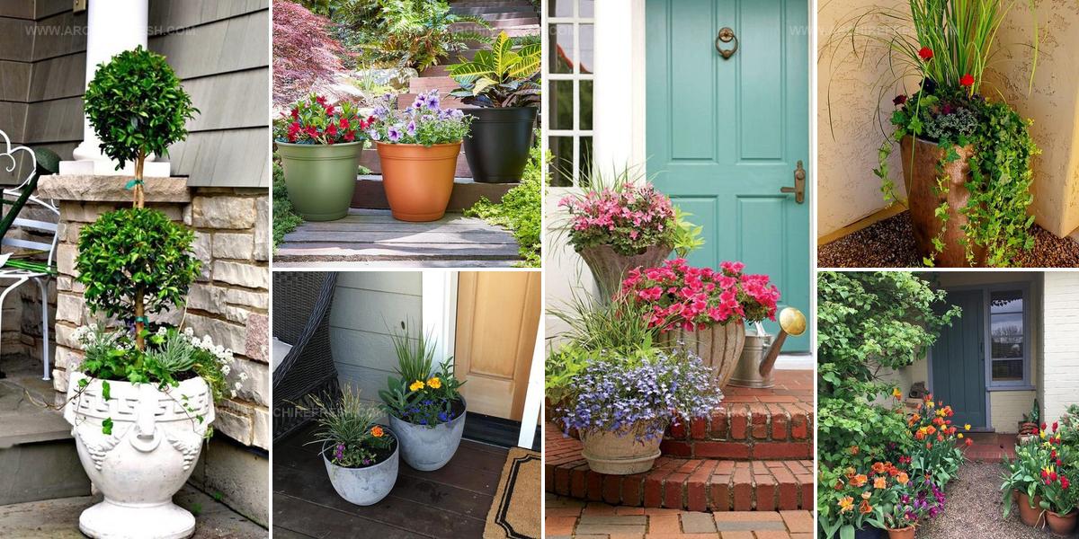 2113651 Front Porch Flower Pot Styles