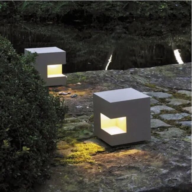 Geometric Angles Casting Light