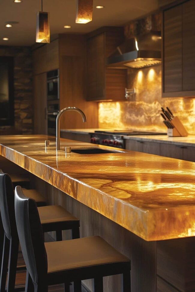 Sustainable Resin Surfaces for Kitchens