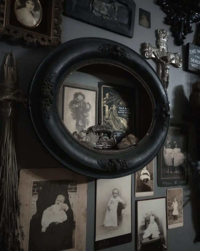 Vintage Gothic Photo Collage