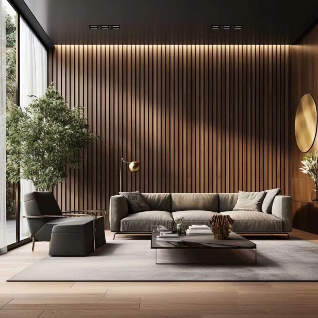 Chic Vertical Wood Paneling Designs