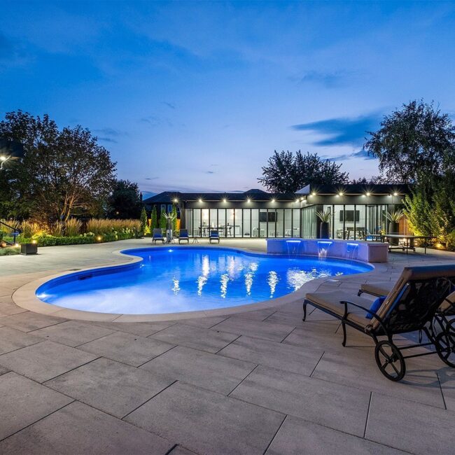 Nighttime Glow Enhancing Outdoor Spaces