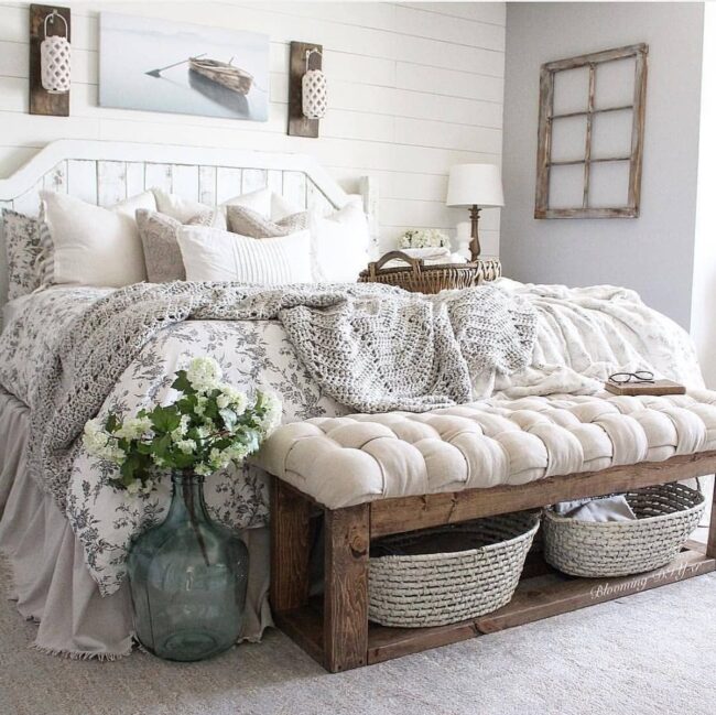 Soft Neutrals with Floral Elegance