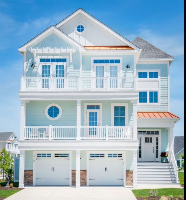 Coastal Elegance with Bold Accents