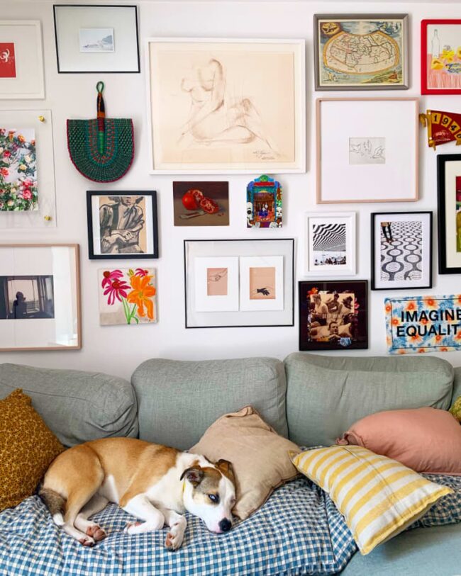 Eclectic Living Room Filled with Comfort