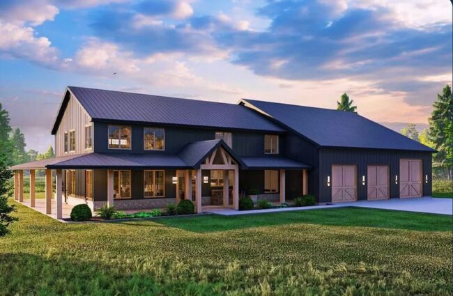 Expansive Cedar and Black Country Estate