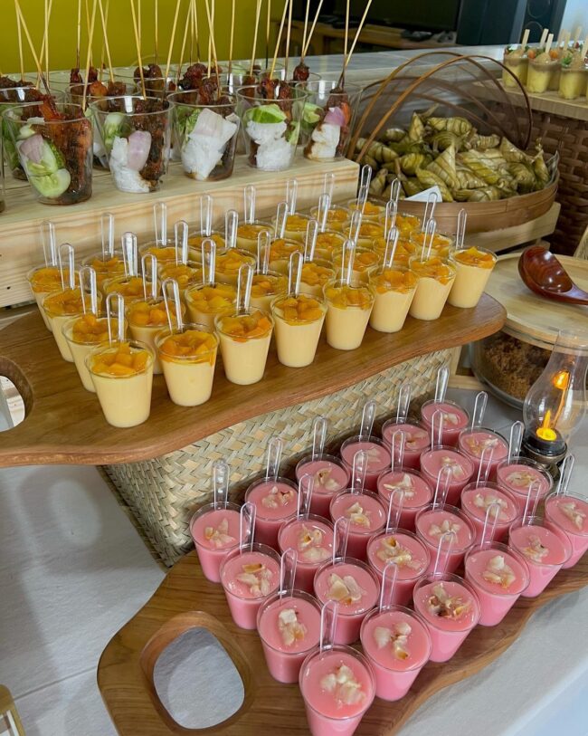 Tropical Delight Dessert Table Arrangement
