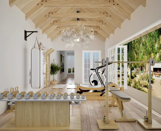 Invigorating Space for Home Workouts