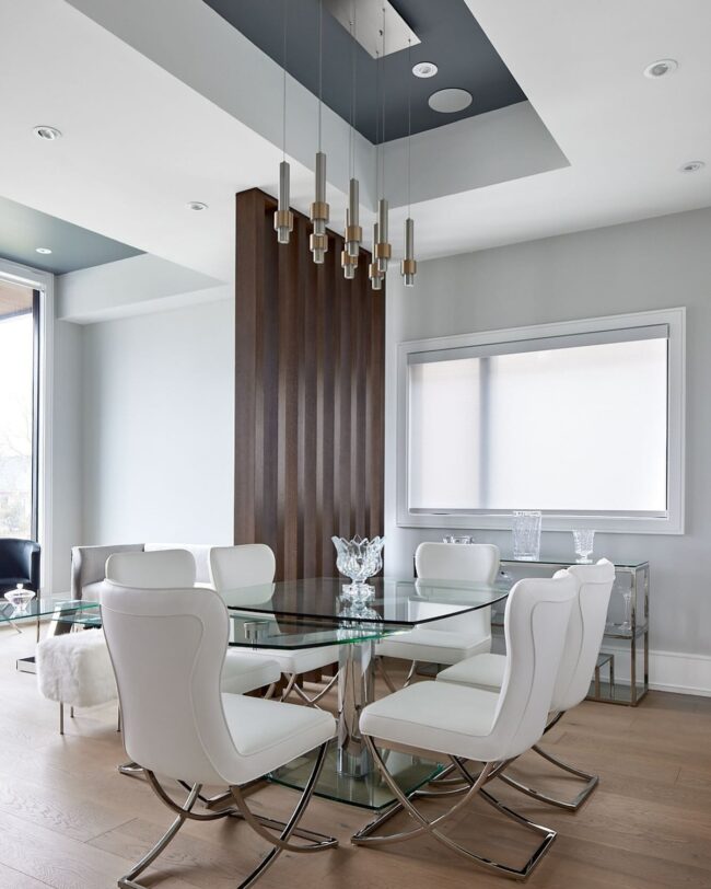 Polished Wood Panel Accent