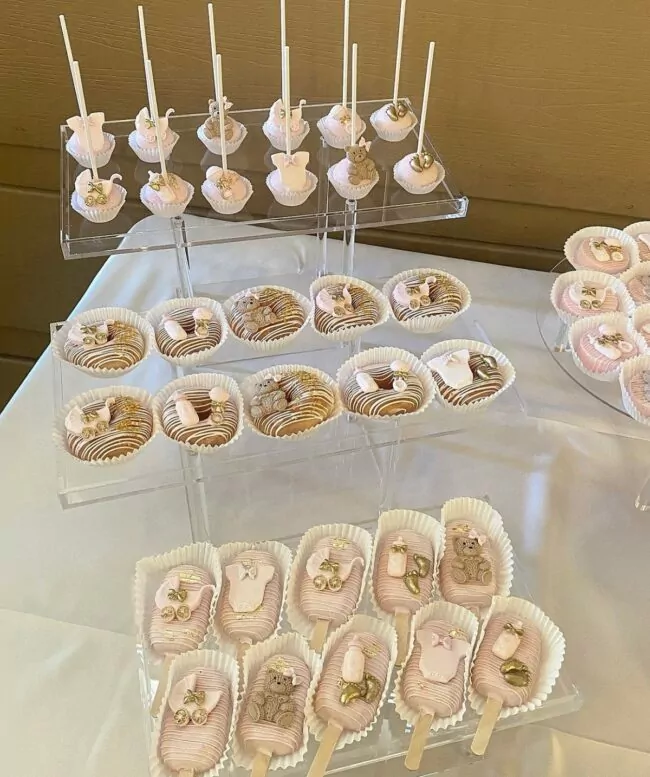 Chic Pink Delights for Baby Showers