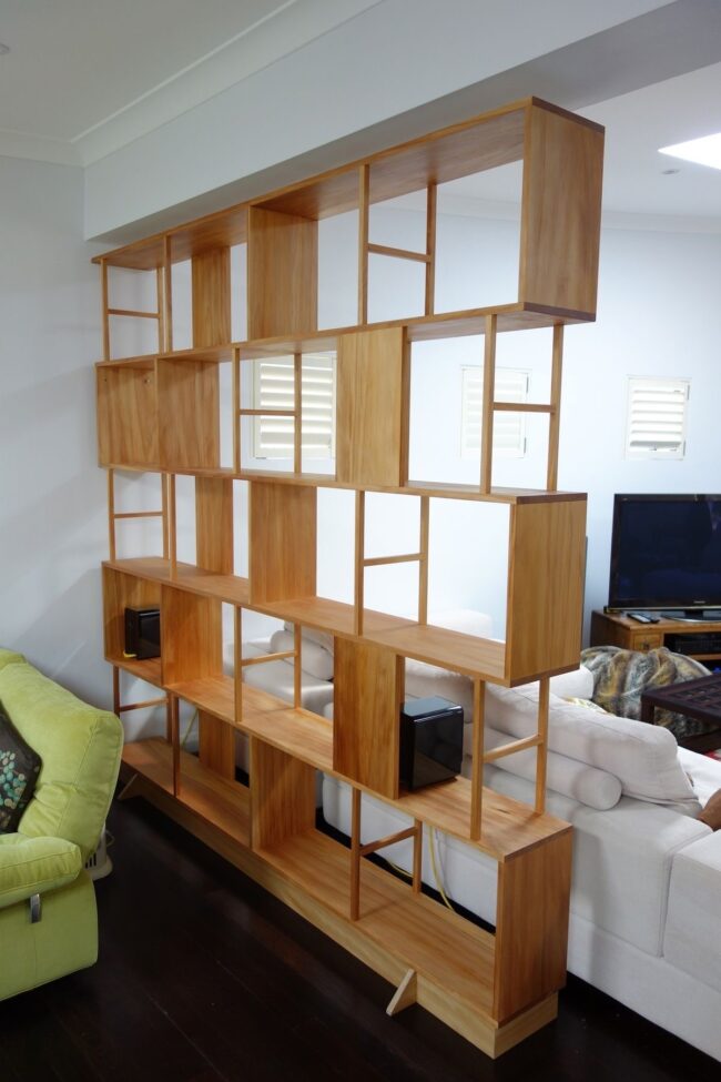 Modular Wooden Shelf System