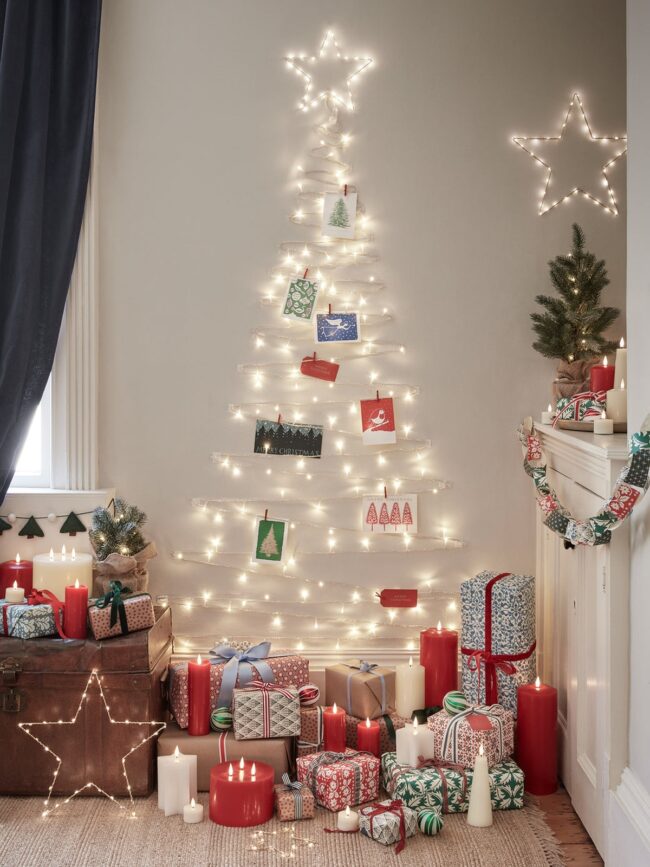 Illuminated Card Tree