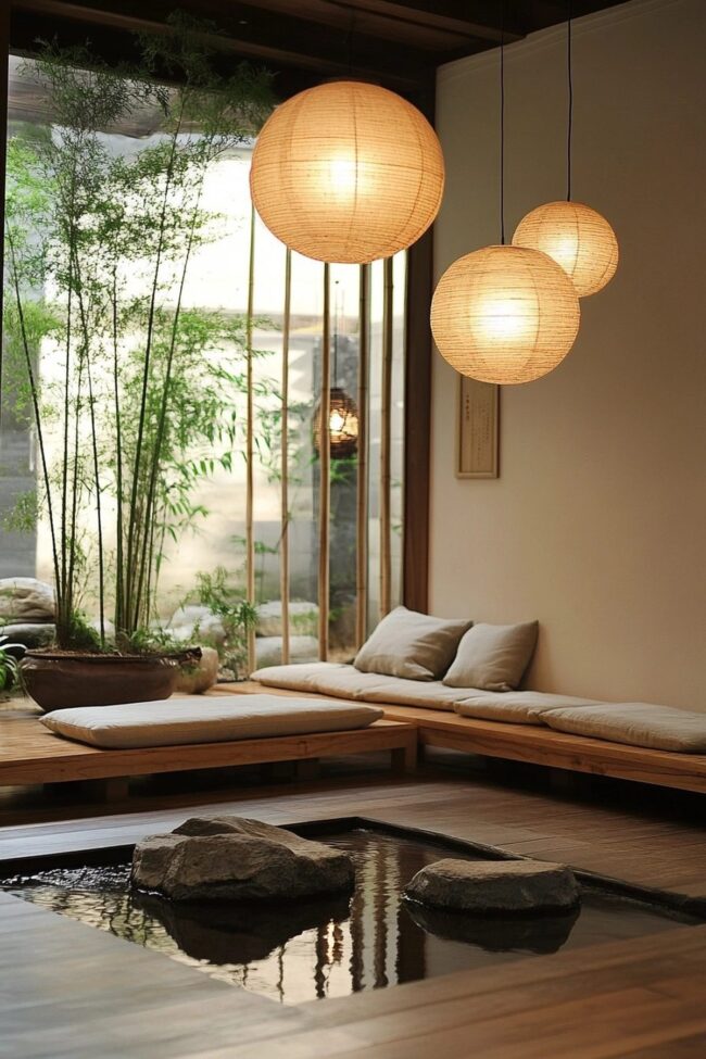 Tranquil Nature-Infused Living Area