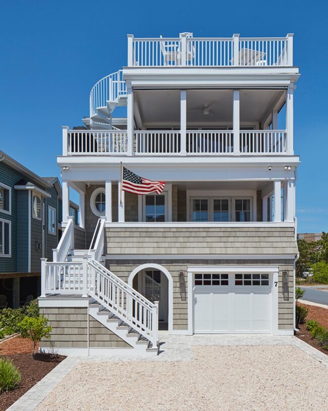 Coastal Charm with a Patriotic Touch
