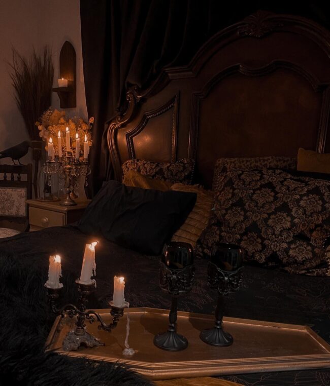 Gothic Candlelit Atmosphere