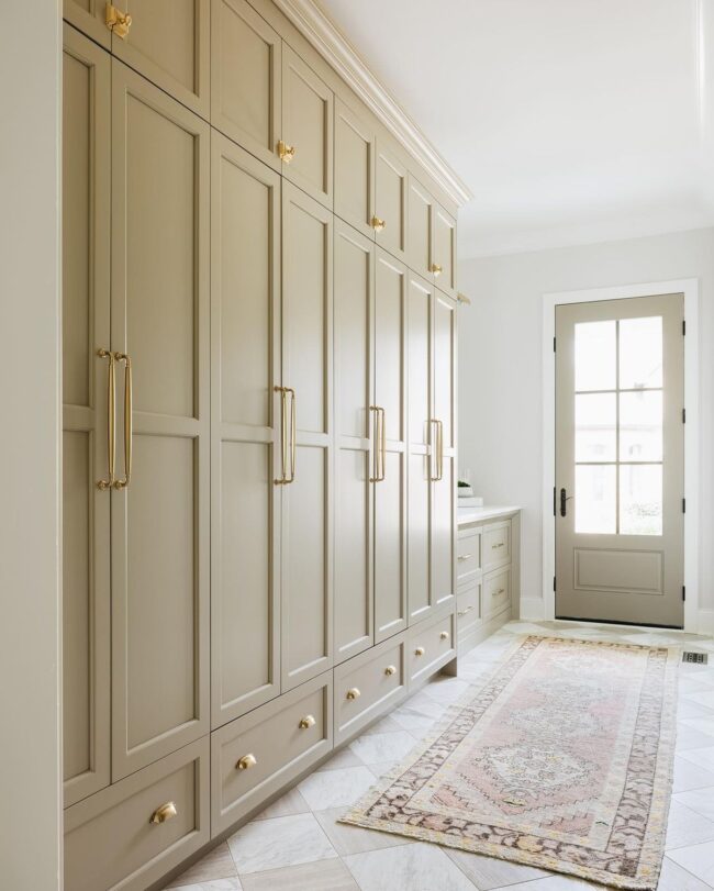 Refined Style Featuring Golden Accents