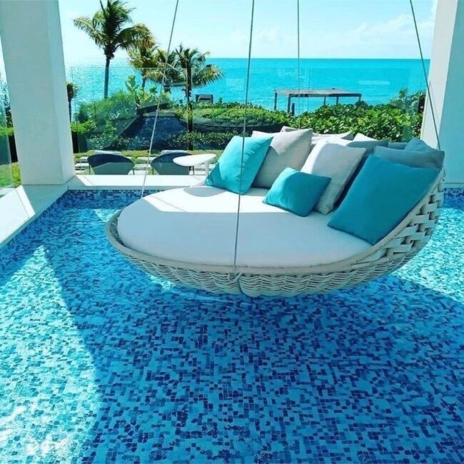 Suspended Paradise Above Water