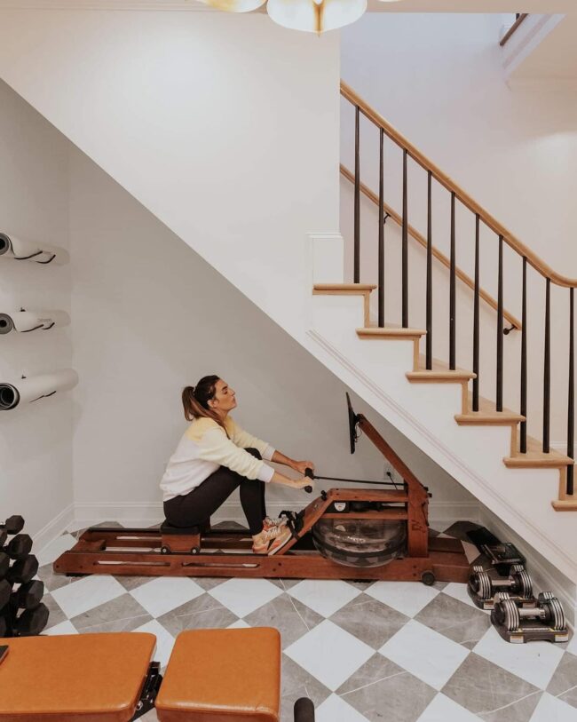 Efficient Fitness Space Under Your Stairs