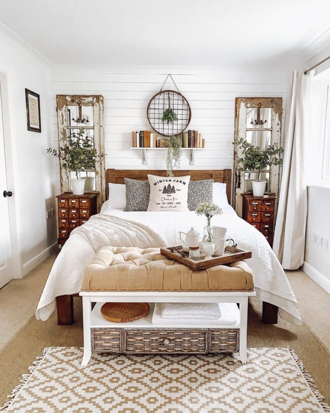 Simple Whites and Wooden Warmth