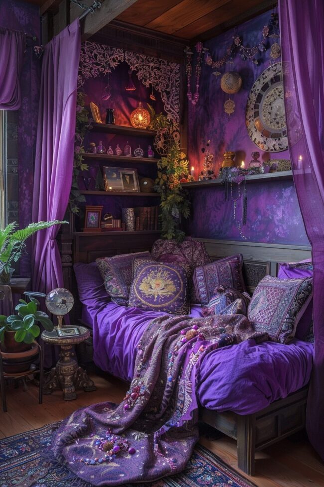 Mystical Purple Insight Hub