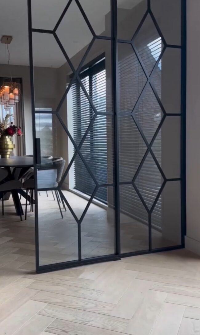 Dining Area Featuring Geometric Sophistication