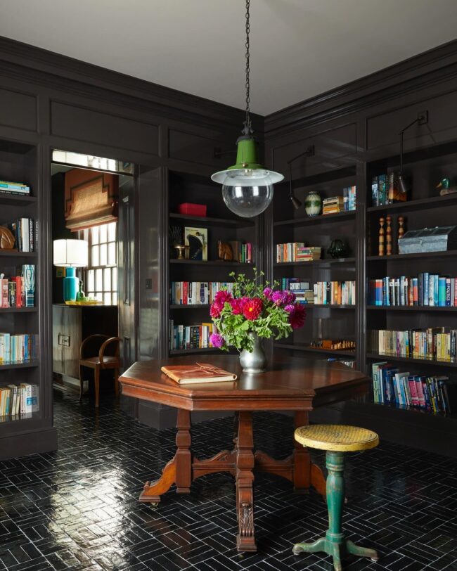 Charming Vintage Decor for Home Libraries