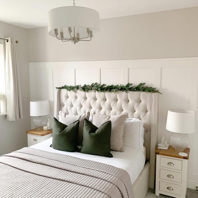 Elegant Green and Neutral Christmas Tones