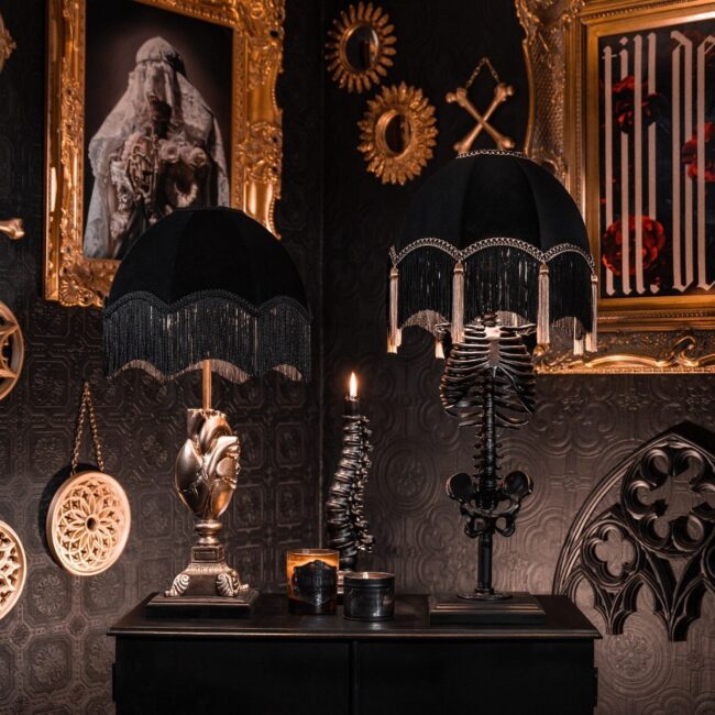 Dual Skeleton Lamp Set
