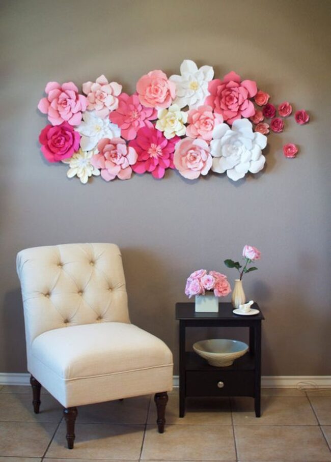 Radiant Floral Wall Art Design