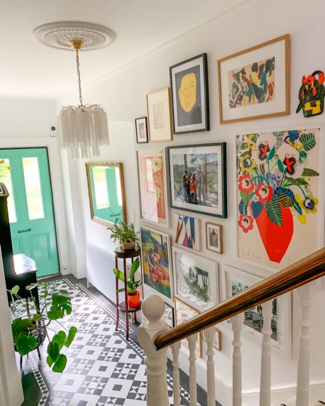 Radiant and Lively Front Entrance Design
