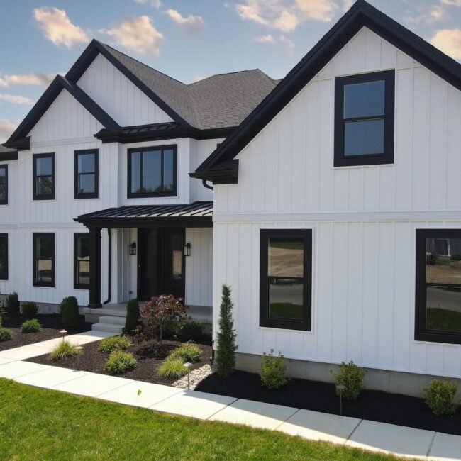 Black and White Farmhouse Board & Batten
