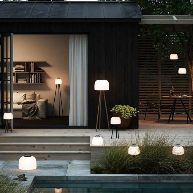 Soft Lanterns by the Water’s Edge