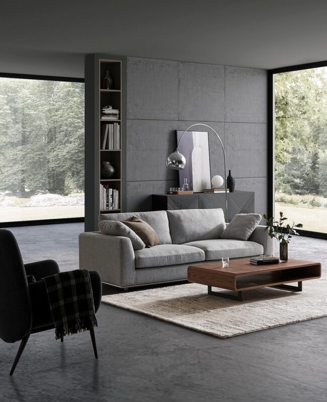 Urban Chic Industrial Living Space