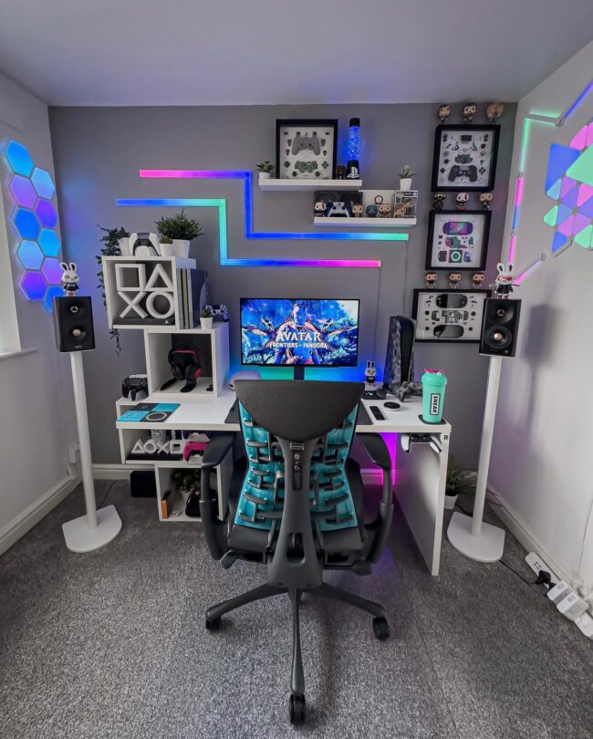 Futuristic Neon Touch