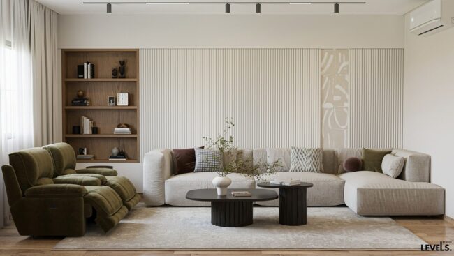 Minimalist White Panels for Sleek Modernity