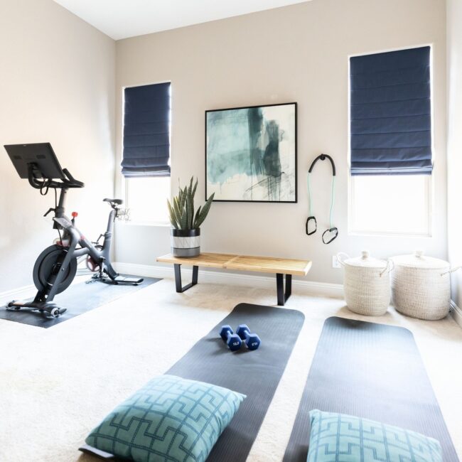 Chic Indoor Cycling Space Design