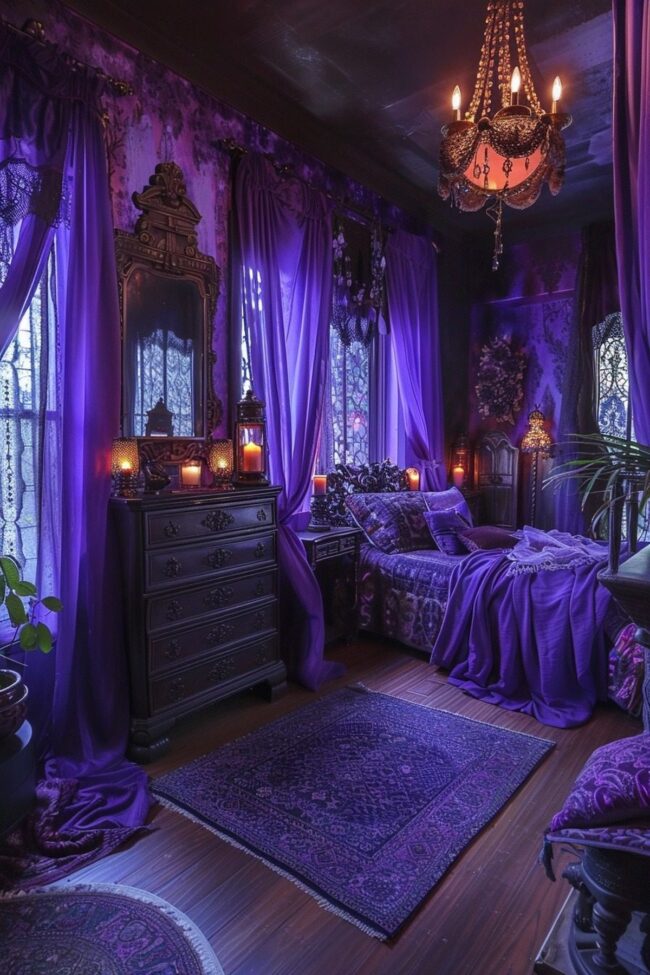 Enchanting Grape Color Palette Center