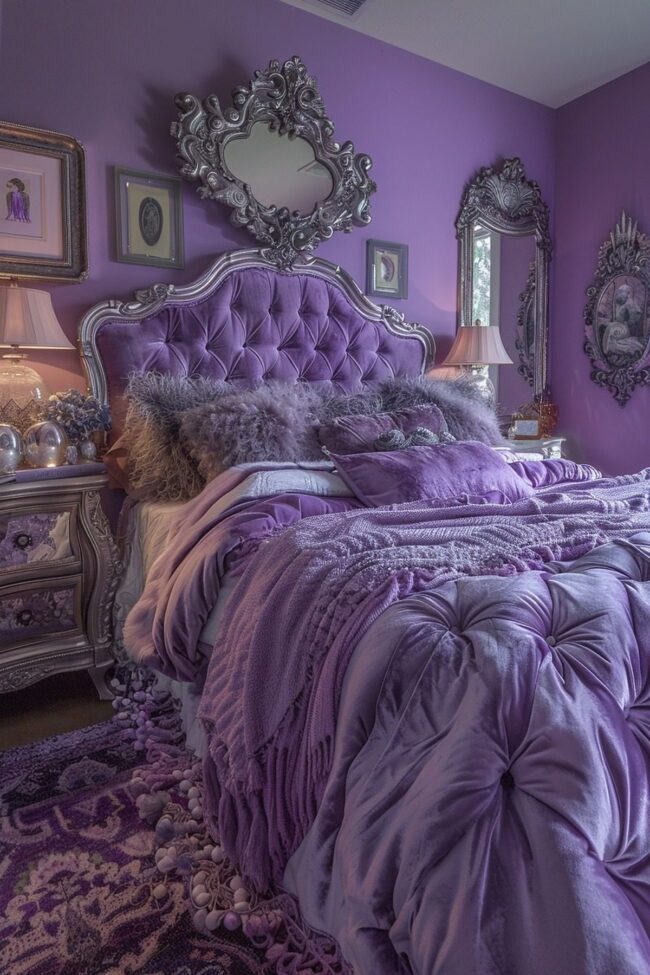 Enchanting Mauve Oasis for Relaxation