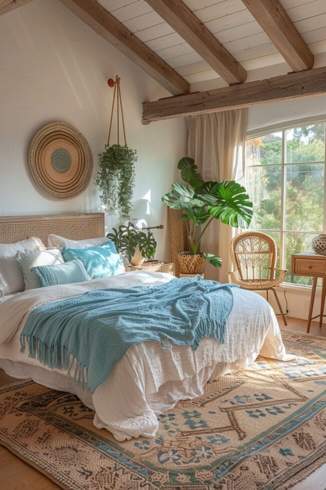 Coastal Bohemian Living Space