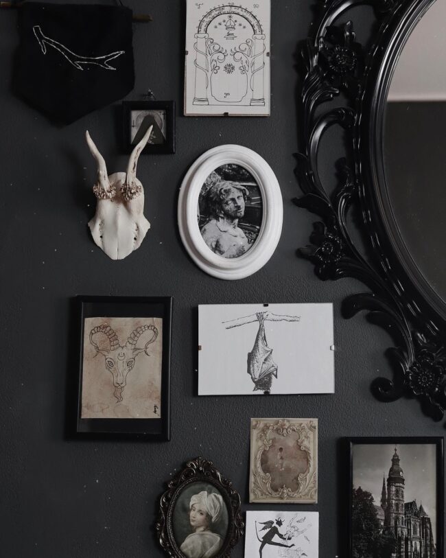 Curated Gothic Art Gallery